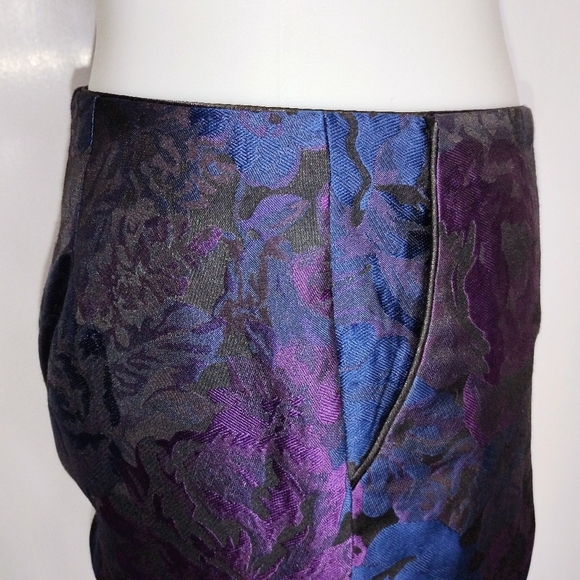RETRO TALBOT'S BROCADE PENCIL PANTS - Picture 5 of 11
